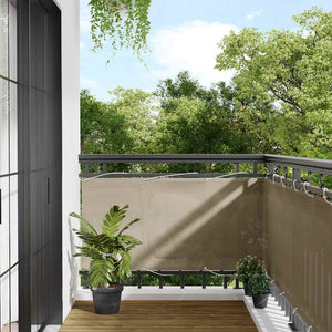 Taupe Balkon Sichtschutz 75x1000 cm