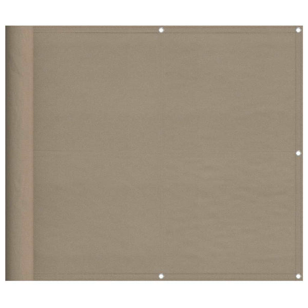 Taupe Balkon Sichtschutz 90x800cm