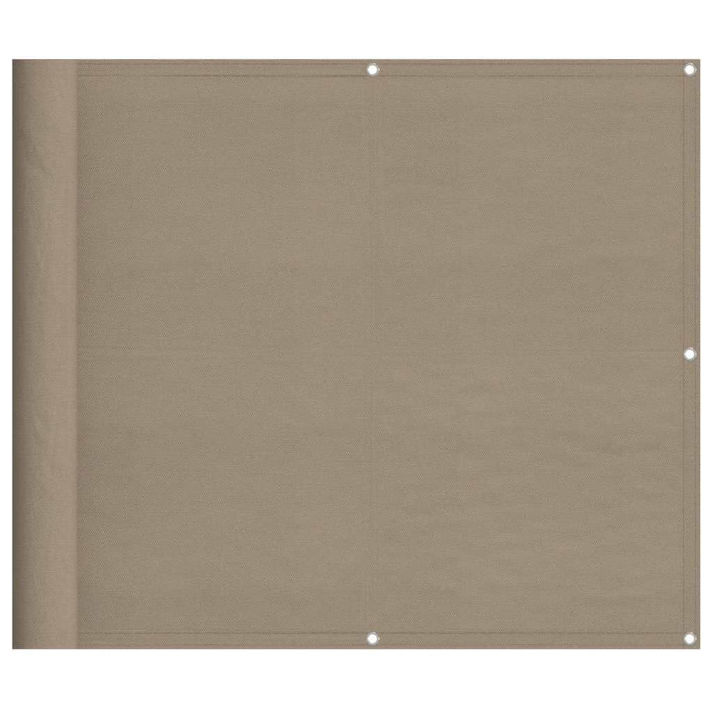 Balkon Sichtschutz Taupe 90x1000 cm