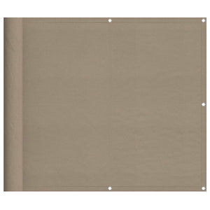 Balkon Sichtschutz Taupe 90x1000 cm