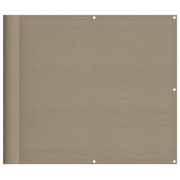 Balkon Sichtschutz Taupe 90x1000 cm