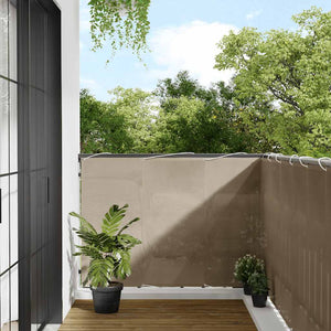 Taupe Balkon Sichtschutz 120x700 cm