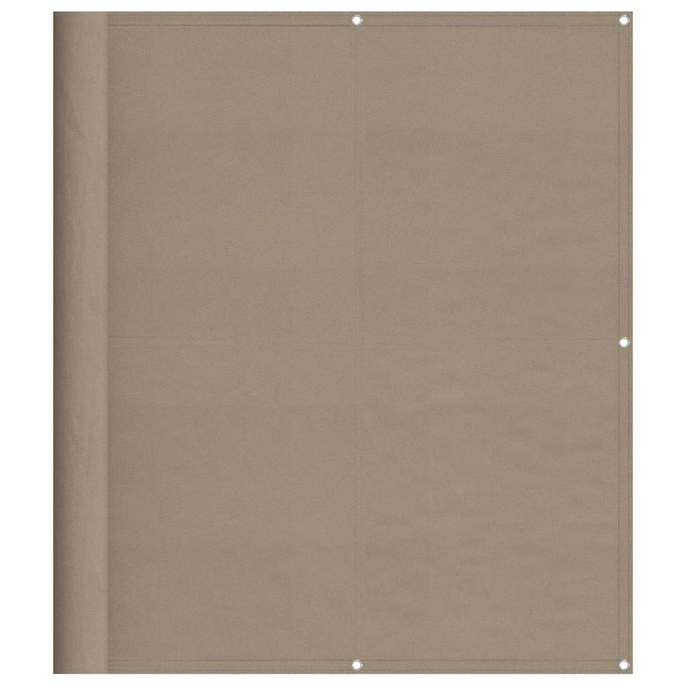 Balkon Sichtschutz Taupe 120x800 cm