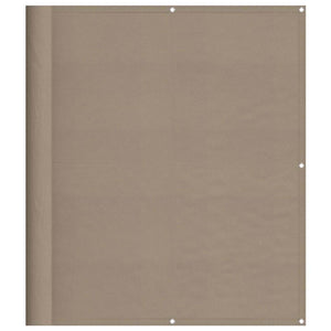 Balkon Sichtschutz Taupe 120x800 cm