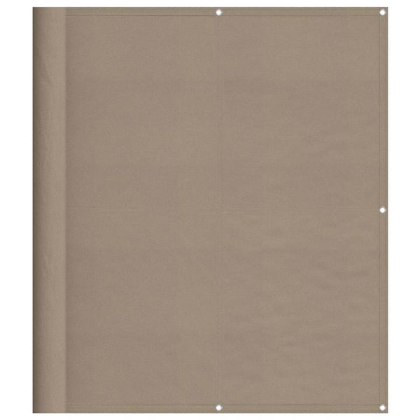 Balkon Sichtschutz Taupe 120x800 cm