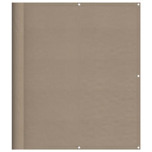 Balkon Sichtschutz Taupe 120x1000cm