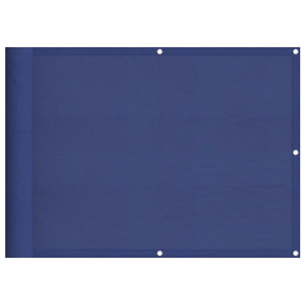 Blauer Balkon-Sichtschutz 75x800 cm