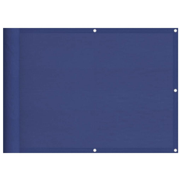 Blauer Balkon Sichtschutz 75x1000cm