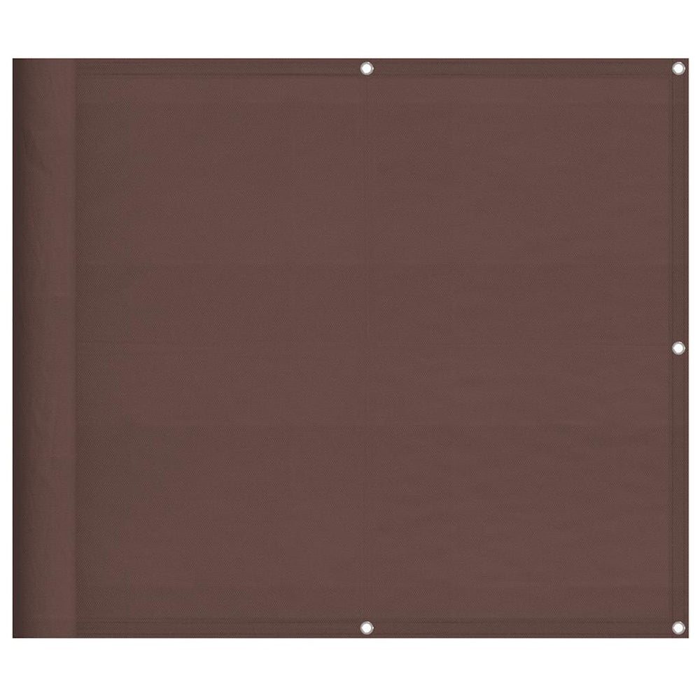 Balkon Sichtschutz Braun 90x800cm Polyester
