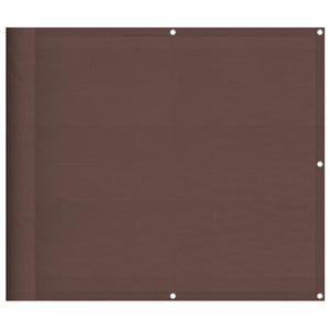 Balkon Sichtschutz Braun 90x800cm Polyester