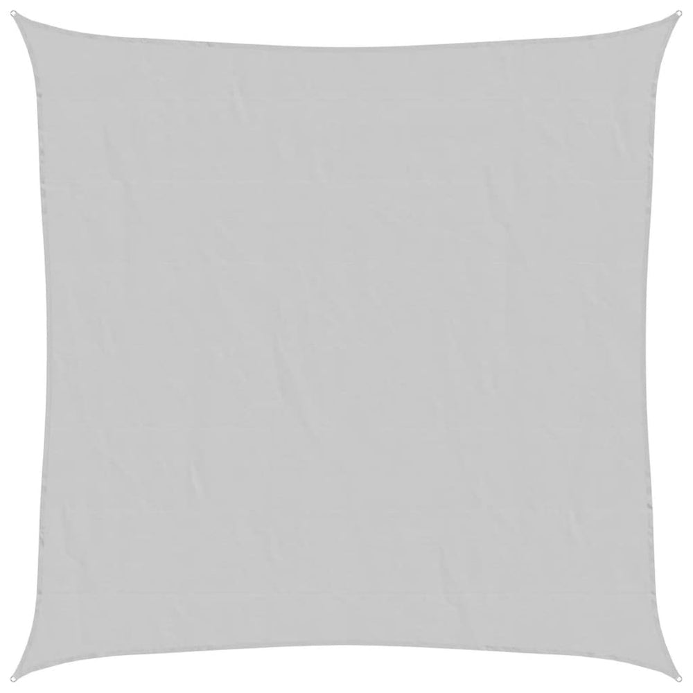 Hellgraues Sonnensegel 4,5x4,5m Oxford Polyester
