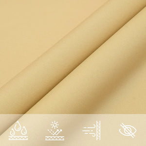 Sonnensegel Sandfarben 5x5m Polyester