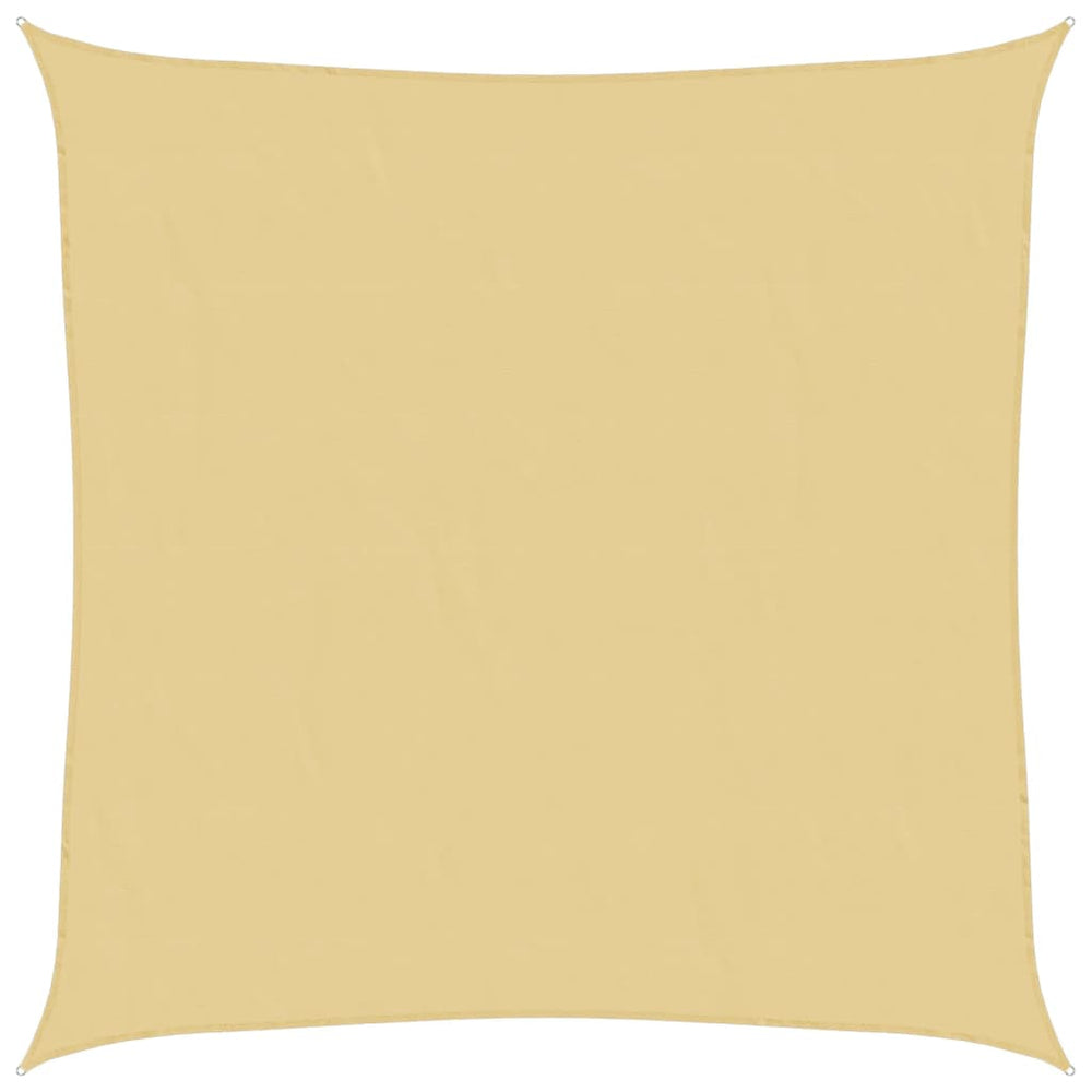 Sandfarbenes Sonnensegel 7x7 m