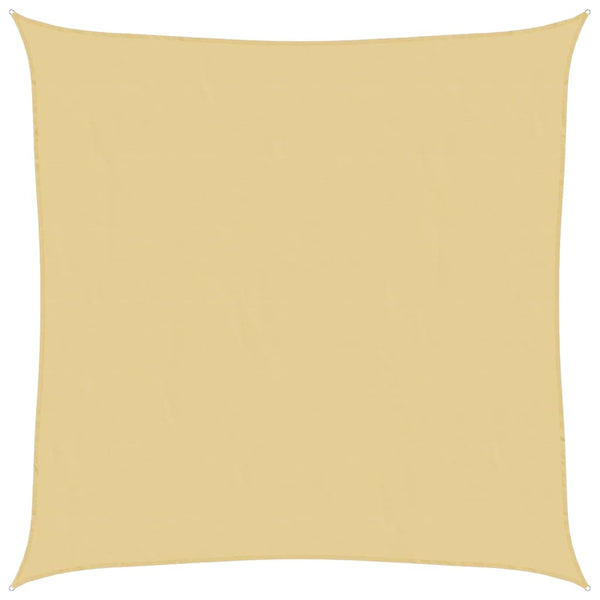 Sandfarbenes Sonnensegel 7x7 m