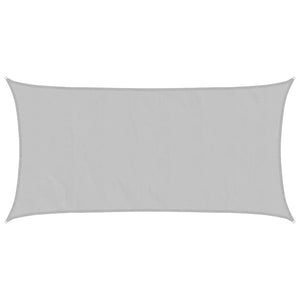 vidaXL Voile d'ombrage gris clair 4x2 m 100 % polyester Oxford