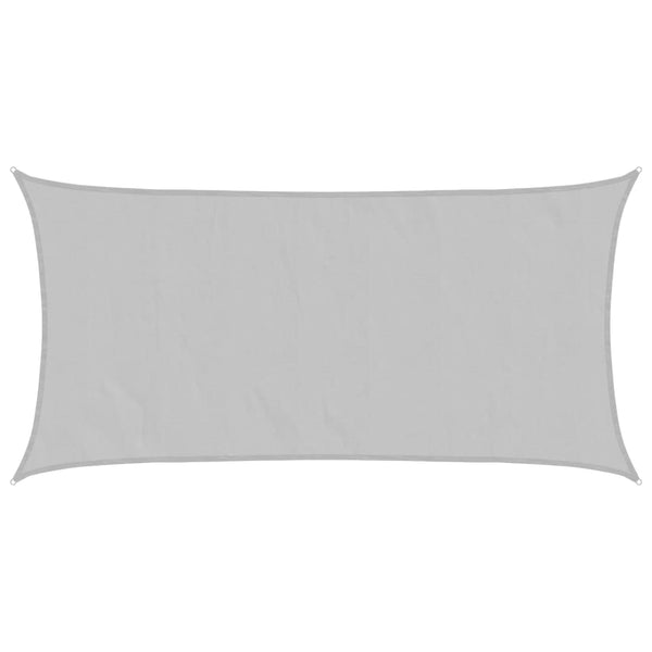 vidaXL Voile d'ombrage gris clair 4x2 m 100 % polyester Oxford
