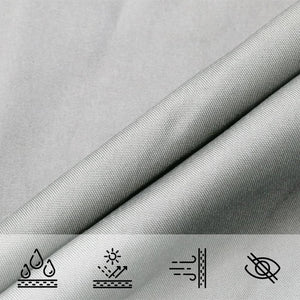 Sonnensegel Hellgrau 4,5x2 m