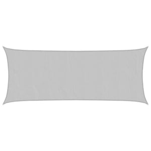 vidaXL Voile d'ombrage Gris clair 5x2 m 100% polyester Oxford