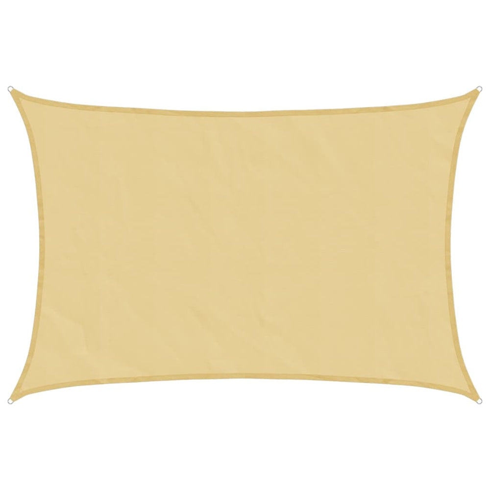 Sonnensegel Sand 2,5x2m Polyester Oxford