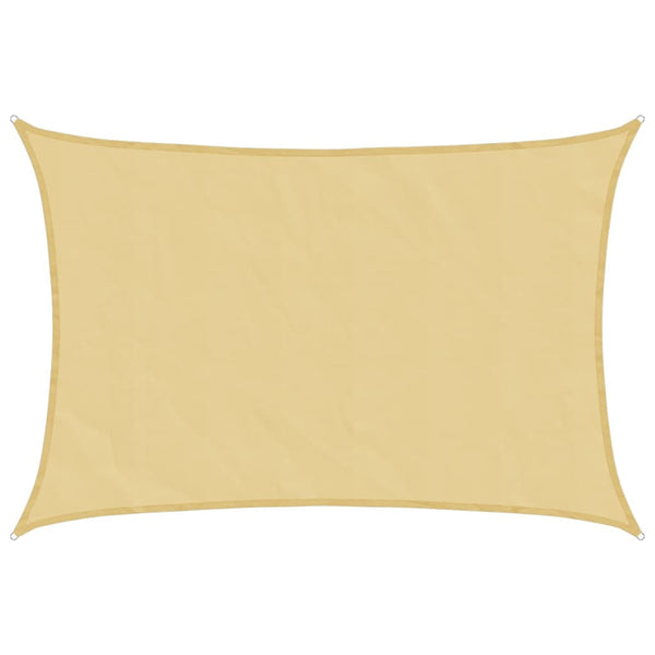 Sonnensegel Sand 2,5x2m Polyester Oxford