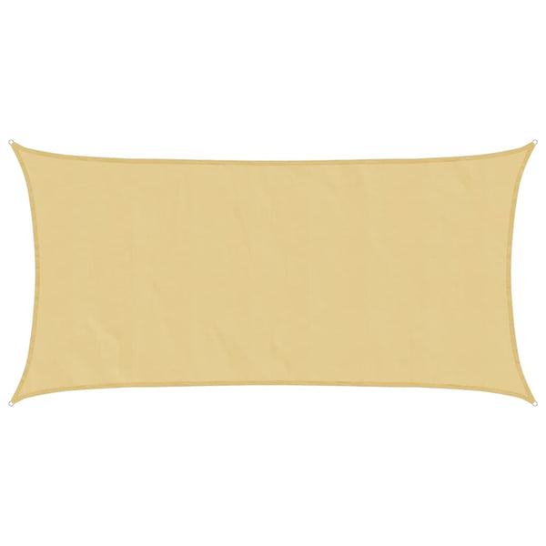 Sonnensegel Sand 3,5x2m Polyester Oxford