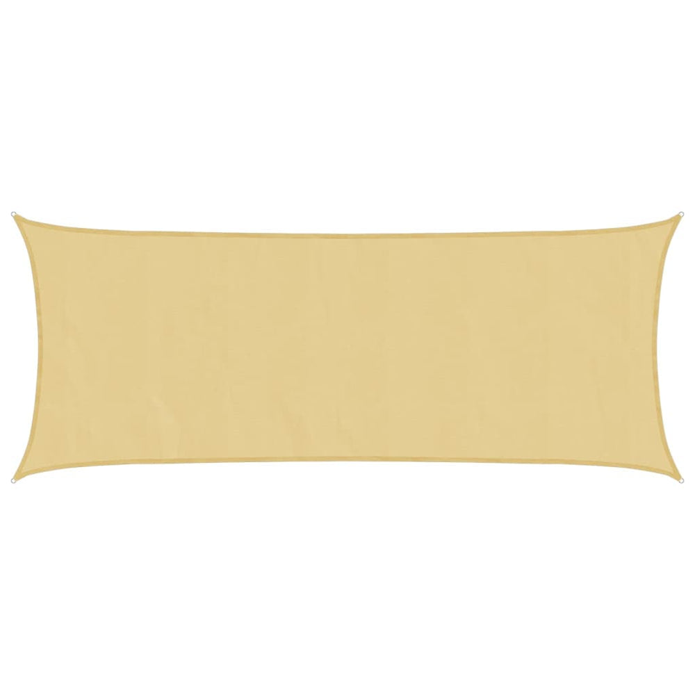 Sonnensegel Sandfarbe 5x2 m Polyester