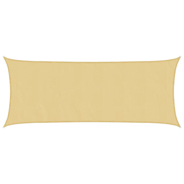 Sonnensegel Sandfarbe 5x2 m Polyester