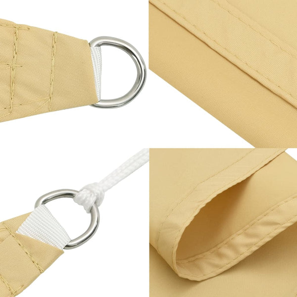 Sonnensegel Sandfarben 3x2,5 m Polyester