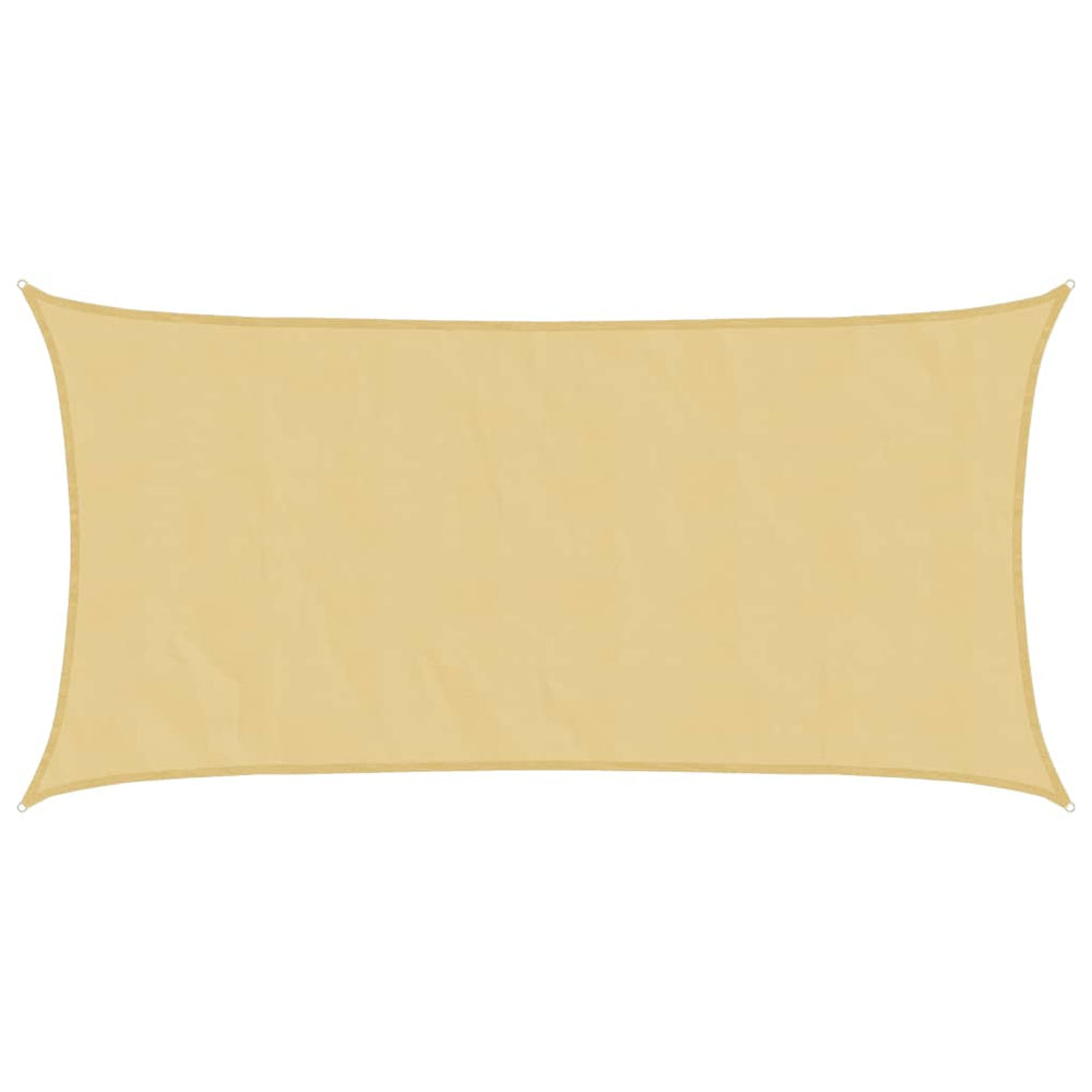 Sonnensegel Sandfarben 4,5x2,5m Polyester