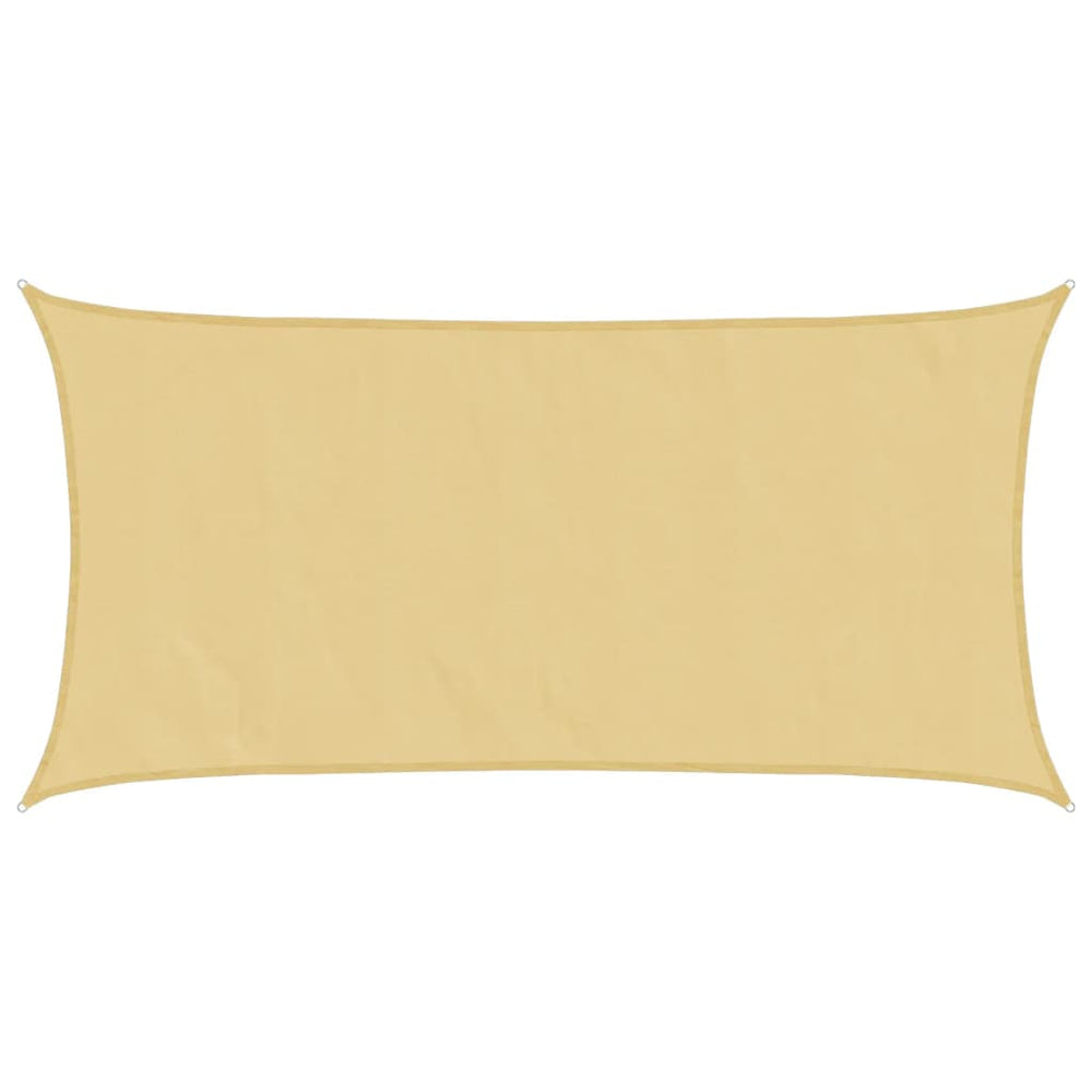 Sonnensegel Sandfarbe 5x2,5m Polyester Oxford