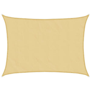 Sandfarbenes Sonnensegel 7x5 m