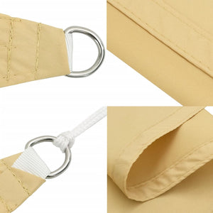 Sandfarbenes Sonnensegel 7x5 m