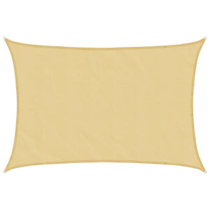 Sandfarbenes Sonnensegel 7x6 m