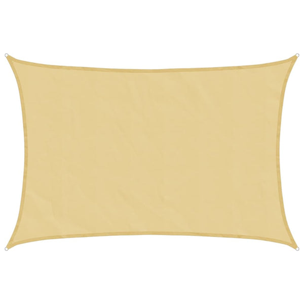 Sandfarbenes Sonnensegel 7x6 m