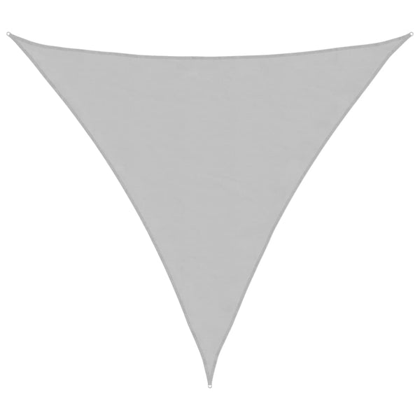 vidaXL Voile d'ombrage gris clair 2x2x2 m 100 % polyester Oxford