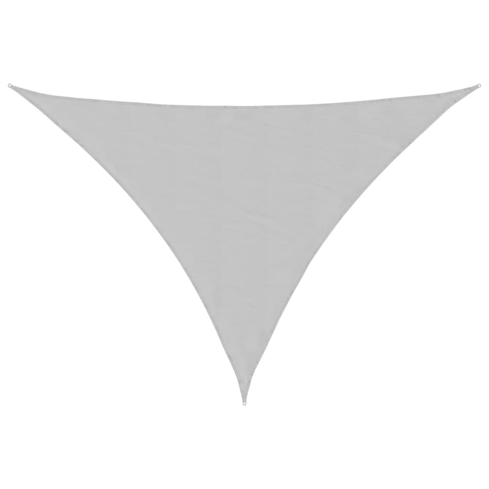 Hellgraues Sonnensegel 7x5x5 m