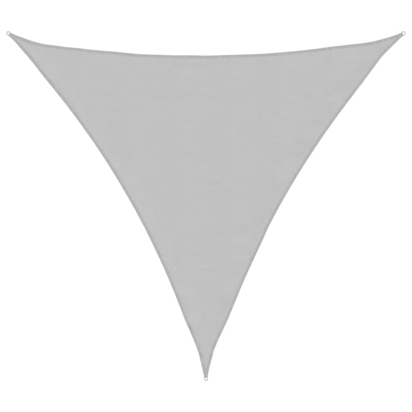 vidaXL Voile d'ombrage gris clair 4x4x4 m 100 % polyester Oxford