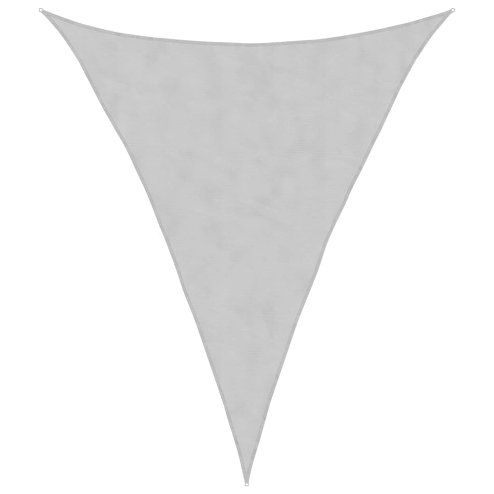 Hellgraues Sonnensegel 5x6x6 m