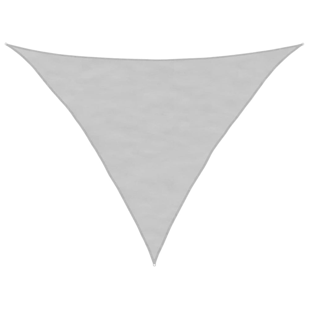 Hellgraues Sonnensegel 5x5x6m Oxford Polyester