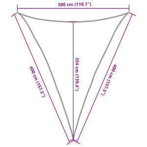 Sonnensegel Sandfarben 3x4x4 m