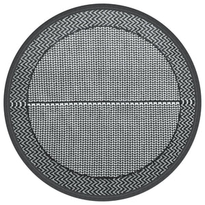 Grauer Outdoor-Teppich ARAKIL Ø120cm