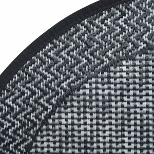 Grauer Outdoor-Teppich ARAKIL Ø120cm