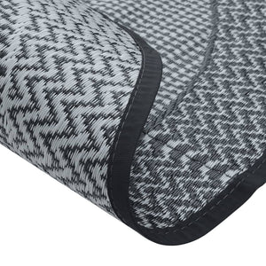 Grauer Outdoor-Teppich ARAKIL Ø120cm