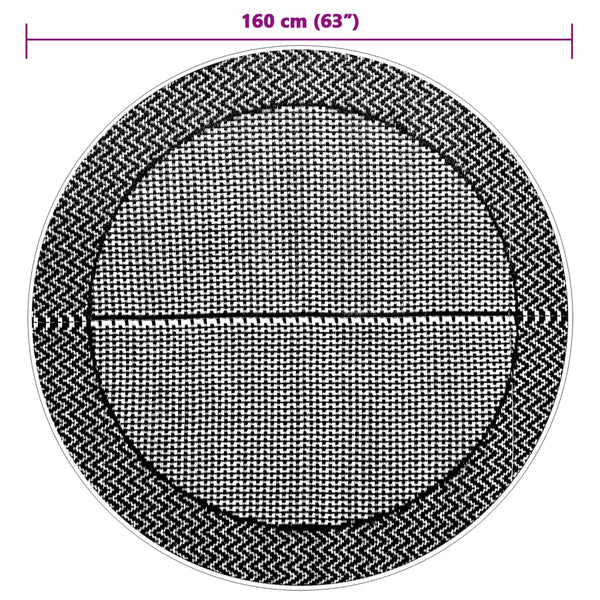Outdoor Teppich ARAKIL Grau Ø160cm