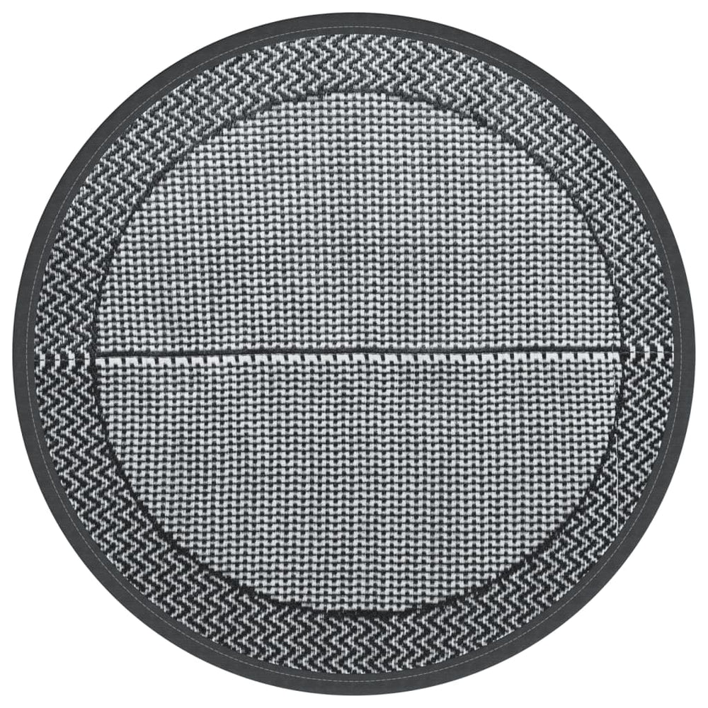 Grauer Outdoor-Teppich ARAKIL Ø200cm