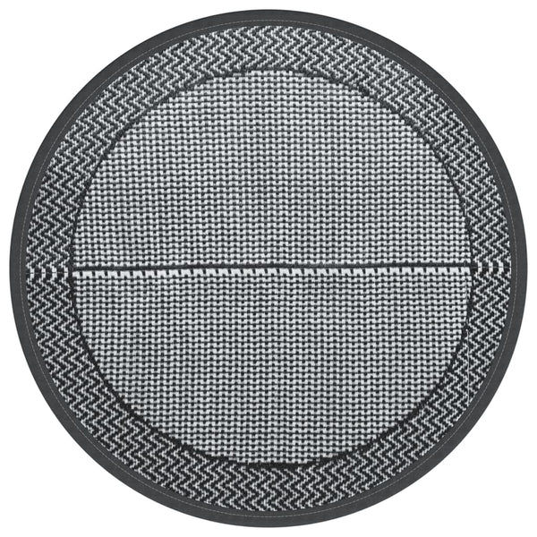 Grauer Outdoor-Teppich ARAKIL Ø200cm