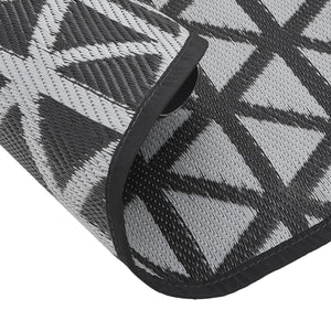Outdoor Teppich ARAKIL Schwarz Ø120cm