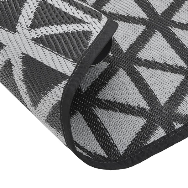Schwarzer Outdoor-Teppich ARAKIL Ø200 cm