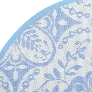 Outdoor-Teppich ARAKIL Baby Blau Ø120cm