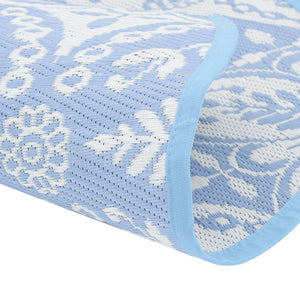 Outdoor-Teppich ARAKIL Baby Blau Ø120cm